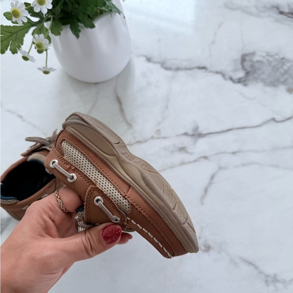 Sperry Kids Brown Boat Shoes - Picture 9 of 13